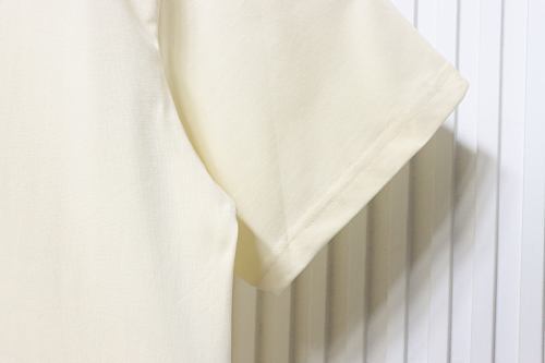 EM Sneakers Gucci Cartoon Cat Print T-Shirt Apricot