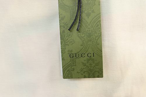 EM Sneakers Gucci Cartoon Cat Print T-Shirt Apricot