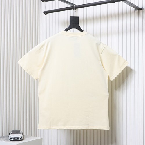 EM Sneakers Gucci Cartoon Cat Reading Print T-Shirt Apricot