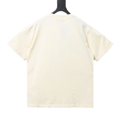 EM Sneakers Gucci Cartoon Cat Reading Print T-Shirt Apricot 02