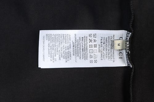 EM Sneakers Gucci Cartoon Hornfish Print T-shirt Black