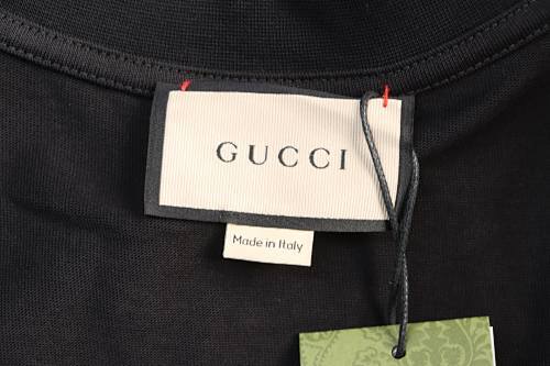 EM Sneakers Gucci Cartoon Horse Print T-shirt Black