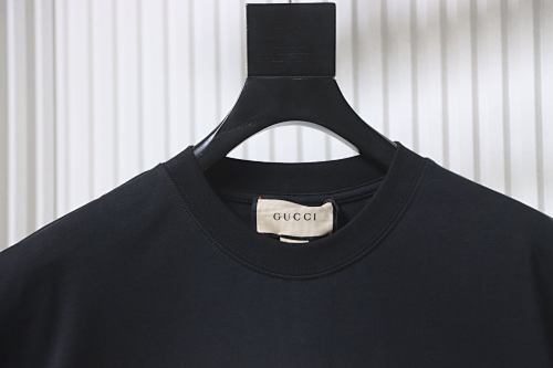 EM Sneakers Gucci Cartoon Horse Print T-shirt Black