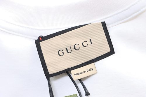 EM Sneakers Gucci Cartoon Horse Print T-Shirt White