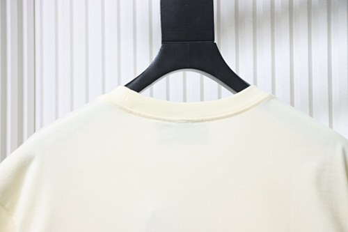 EM Sneakers Gucci Classic Double G Interlocking Print T-shirt Apricot