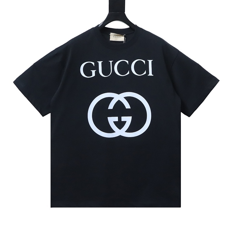 EM Sneakers Gucci Classic Double G Interlocking Print T-shirt Black