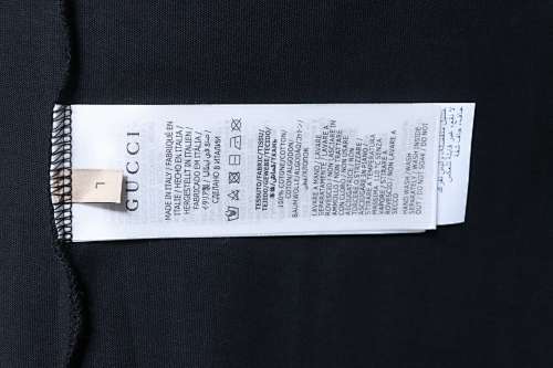 EM Sneakers Gucci Classic Double G Interlocking Print T-shirt Black