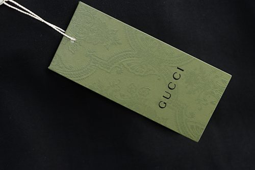 EM Sneakers Gucci Classic Logo Embroidered Letter Print T-shirt Black