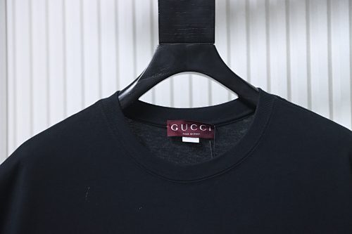 EM Sneakers Gucci Classic Logo Embroidered T-shirt Black