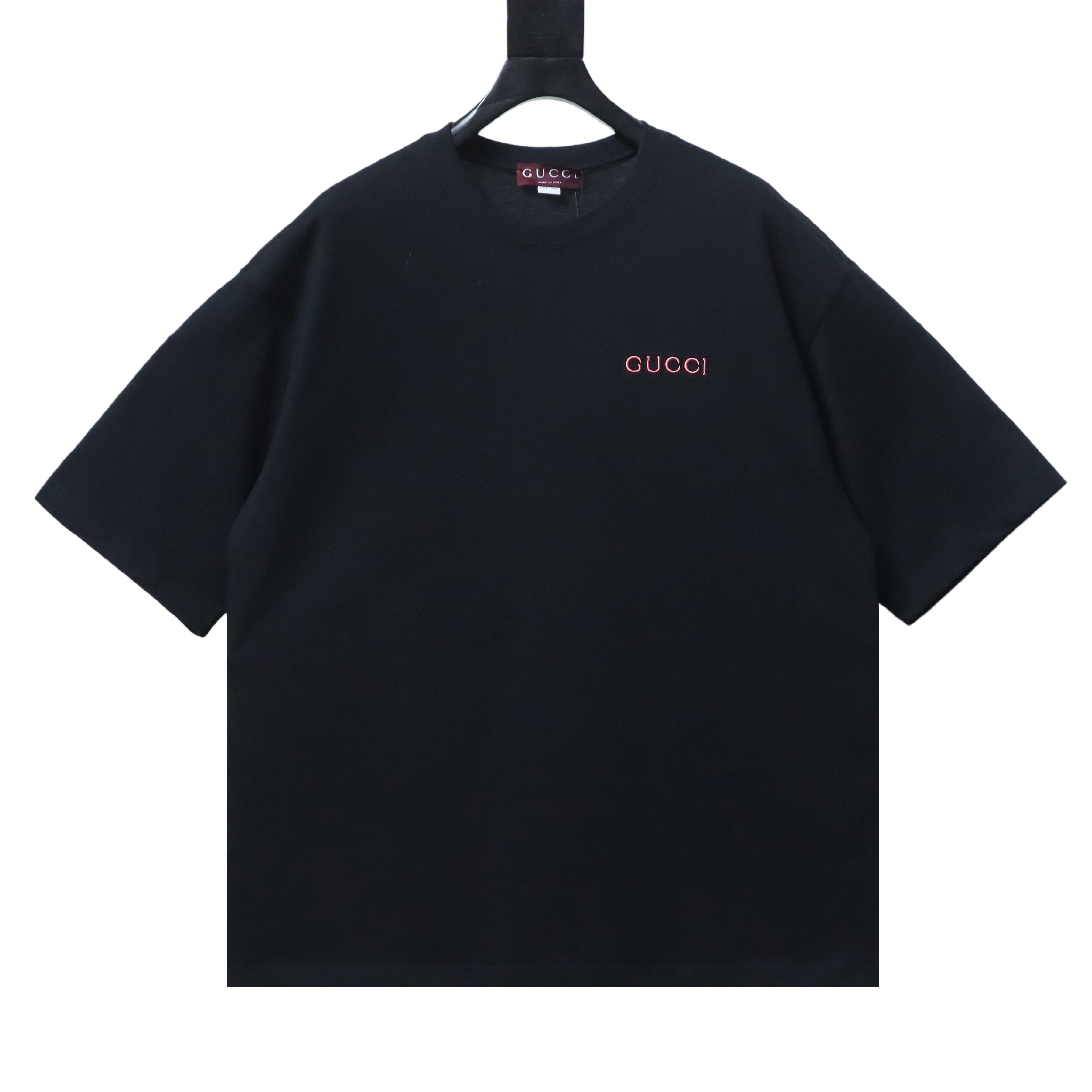 EM Sneakers Gucci Classic Logo Embroidered T-shirt Black