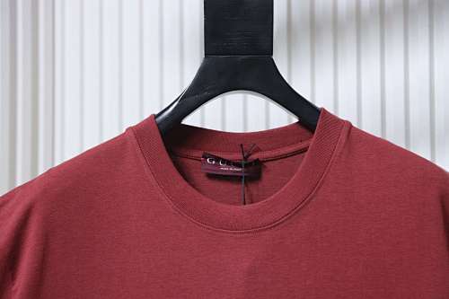 EM Sneakers Gucci Horsebit Webbing Burgundy T-shirt