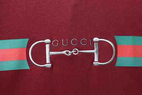 EM Sneakers Gucci Horsebit Webbing Burgundy T-shirt