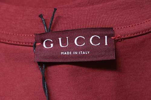 EM Sneakers Gucci Horsebit Webbing Burgundy T-shirt