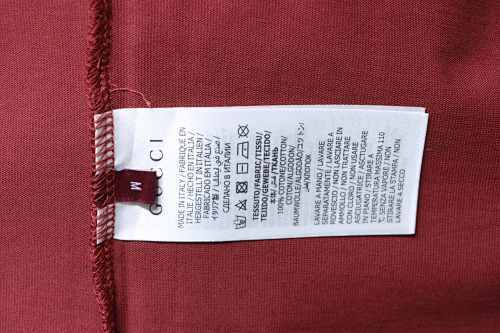 EM Sneakers Gucci Horsebit Webbing Burgundy T-shirt