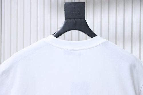 EM Sneakers Gucci Logo Interlocking Embroidered T-shirt White