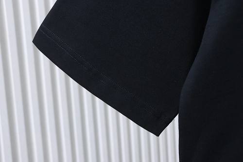 EM Sneakers Gucci Minimalist Letter Print Embroidered Logo T-shirt Black