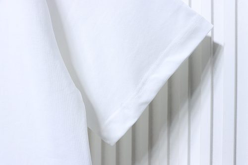 EM Sneakers Gucci Minimalist Letter Print Embroidered Logo T-shirt White