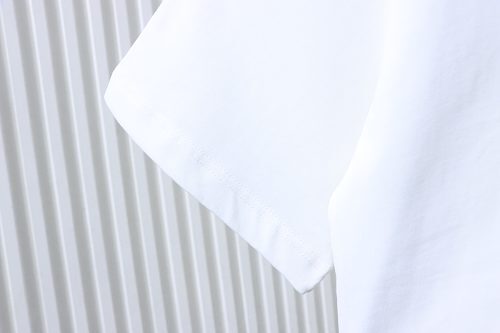 EM Sneakers Gucci Minimalist Letter Print Embroidered Logo T-shirt White