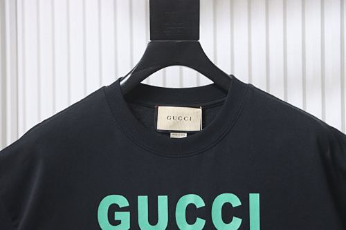 EM Sneakers Gucci Monogrammed Teddy Bear Embroidered Print T-shirt Black