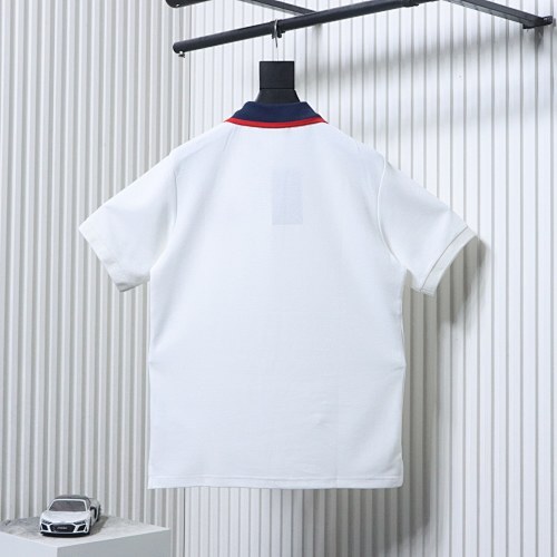 EM Sneakers GUCCI Pocket Embroidered Logo Short-Sleeve Polo Shirt White