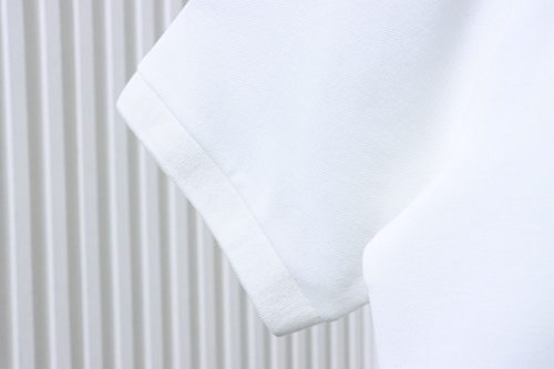 EM Sneakers GUCCI Pocket Embroidered Logo Short-Sleeve Polo Shirt White