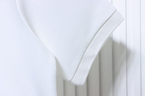 EM Sneakers GUCCI Pocket Embroidered Logo Short-Sleeve Polo Shirt White