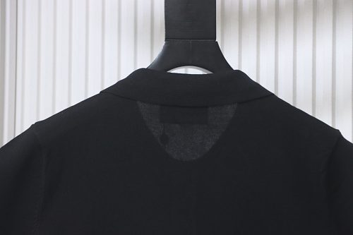 EM Sneakers Gucci Striped Jacquard Short-sleeved Polo Shirt