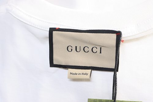 EM Sneakers Gucci Vine Double G Interlocking Print T-shirt White