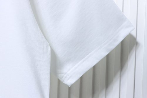 EM Sneakers Gucci White Double G Logo Embroidered T-Shirt