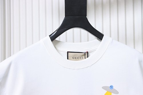 EM Sneakers Gucci x Euan Roberts Cartoon Belt Print T-shirt White