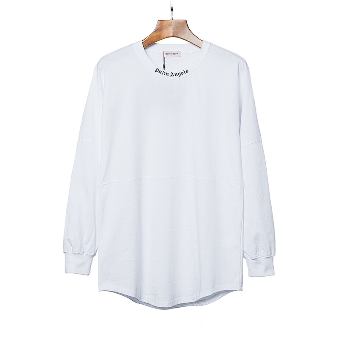 EM Sneakers Palm Angels Long Sleeve Shirt #682 Black-White /Black-Yellow /White /Yellow /Blue