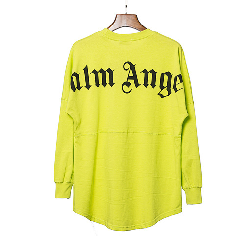 EM Sneakers Palm Angels Long Sleeve Shirt #682 Black-White /Black-Yellow /White /Yellow /Blue