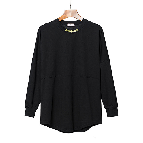 EM Sneakers Palm Angels Long Sleeve Shirt #682 Black-White /Black-Yellow /White /Yellow /Blue
