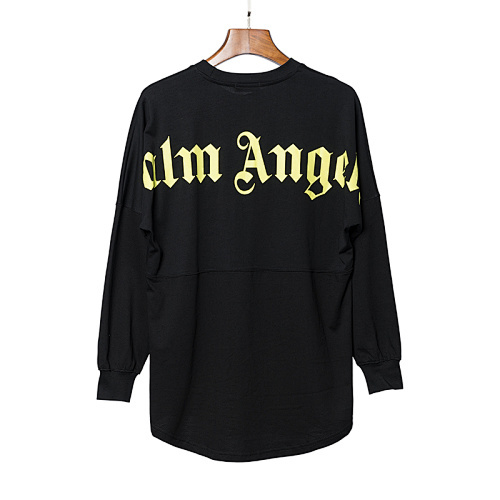 EM Sneakers Palm Angels Long Sleeve Shirt #682 Black-White /Black-Yellow /White /Yellow /Blue