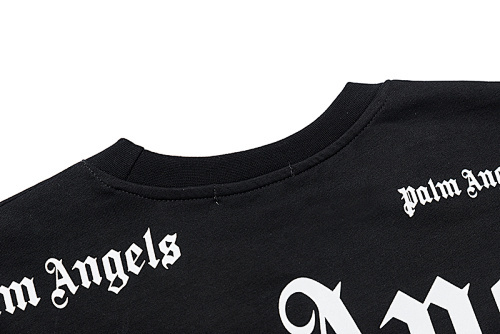 EM Sneakers Palm Angels Long Sleeve Shirt #683 Black /White