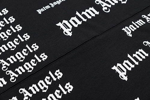 EM Sneakers Palm Angels Long Sleeve Shirt #683 Black /White