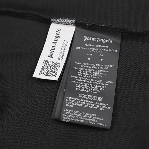 EM Sneakers Palm Angels Sprayed Palm Logo Over Long sleeve Shirt #906 Black /White