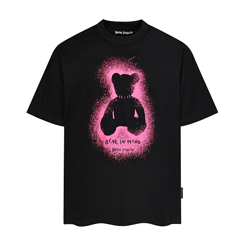 EM Sneakers Palm Angels T-shirt #2342 Black-Pink /Black-Yellow /White