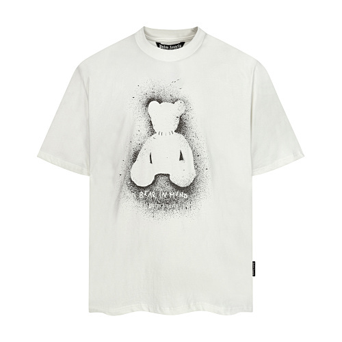 EM Sneakers Palm Angels T-shirt #2342 Black-Pink /Black-Yellow /White