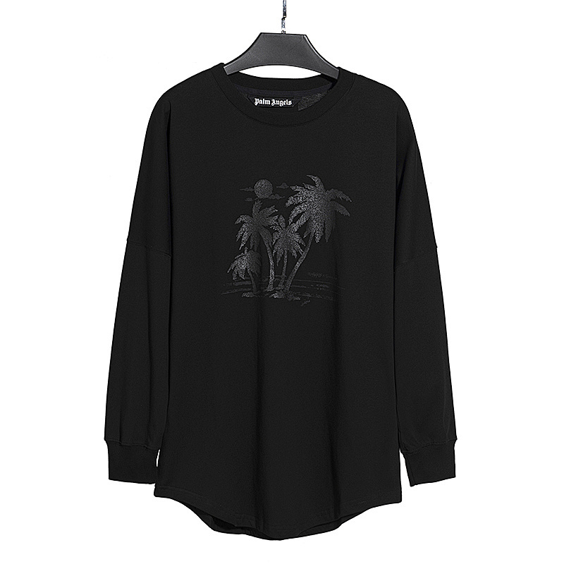 EM Sneakers Palm Angels Long Sleeve Shirt #117 Black
