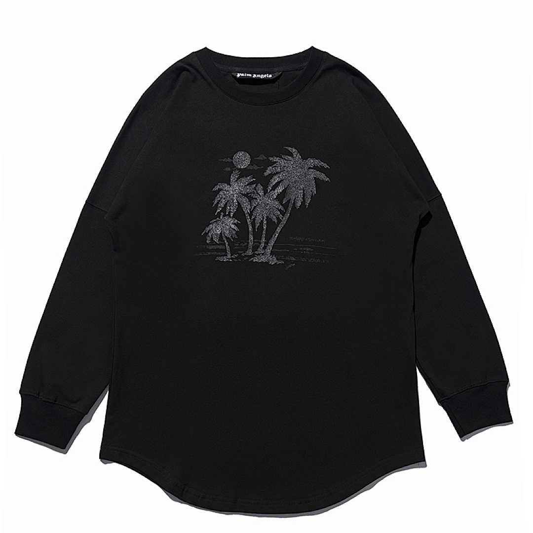 EM Sneakers Palm Angels Long Sleeve Shirt #117 Black