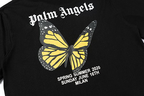EM Sneakers Palm Angels T-shirt #688 Black /White