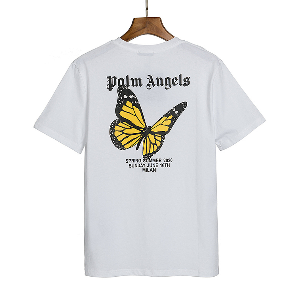 EM Sneakers Palm Angels T-shirt #688 Black /White