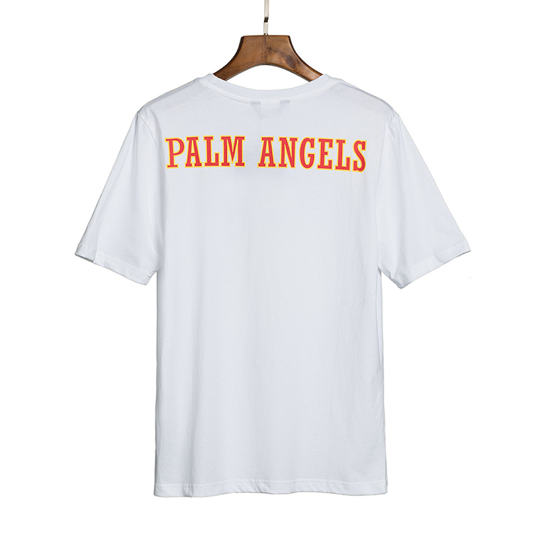 EM Sneakers Palm Angels T-shirt #2004 Black /White