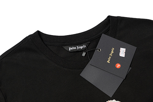 EM Sneakers Palm Angels T-shirt #2004 Black /White
