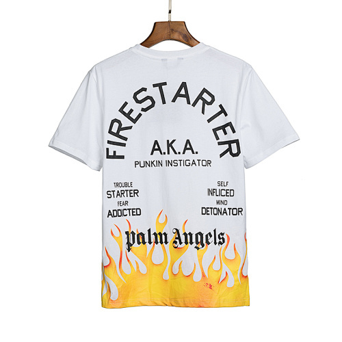 EM Sneakers Palm Angels T-shirt #2008 Black /White