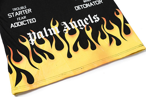 EM Sneakers Palm Angels T-shirt #2008 Black /White