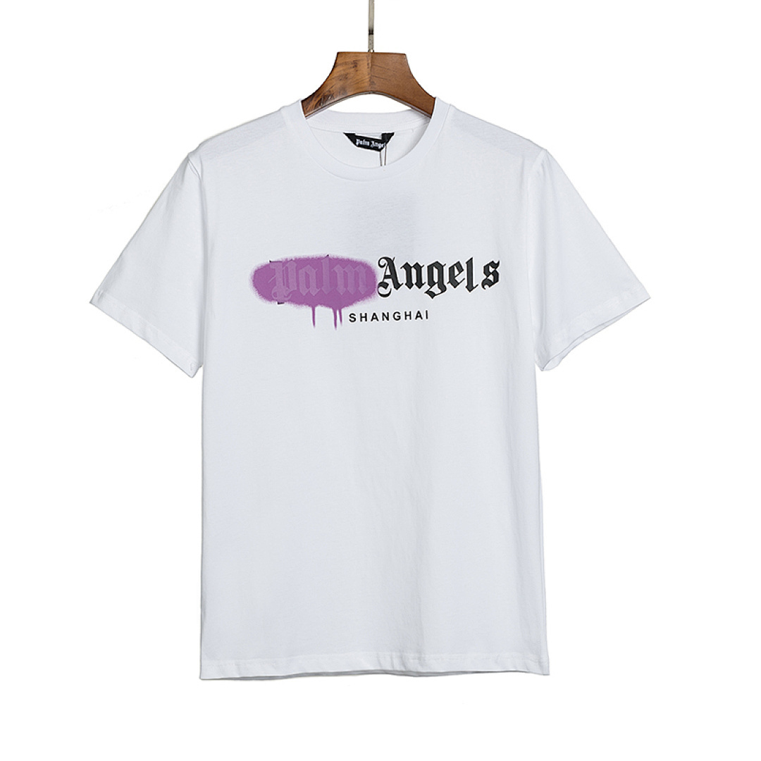 EM Sneakers Palm Angels T-shirt #2009 Black /White