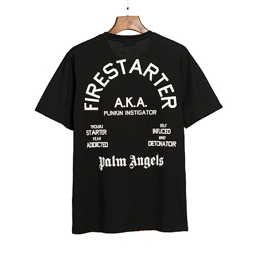 EM Sneakers Palm Angels T-shirt #2020 Black /White