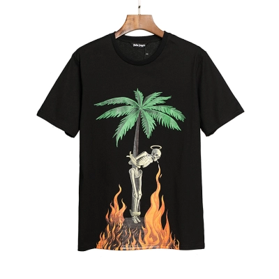 EM Sneakers Palm Angels T-shirt #2020 Black /White 02